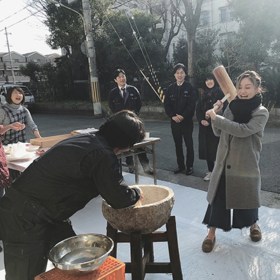 餅つき大会
